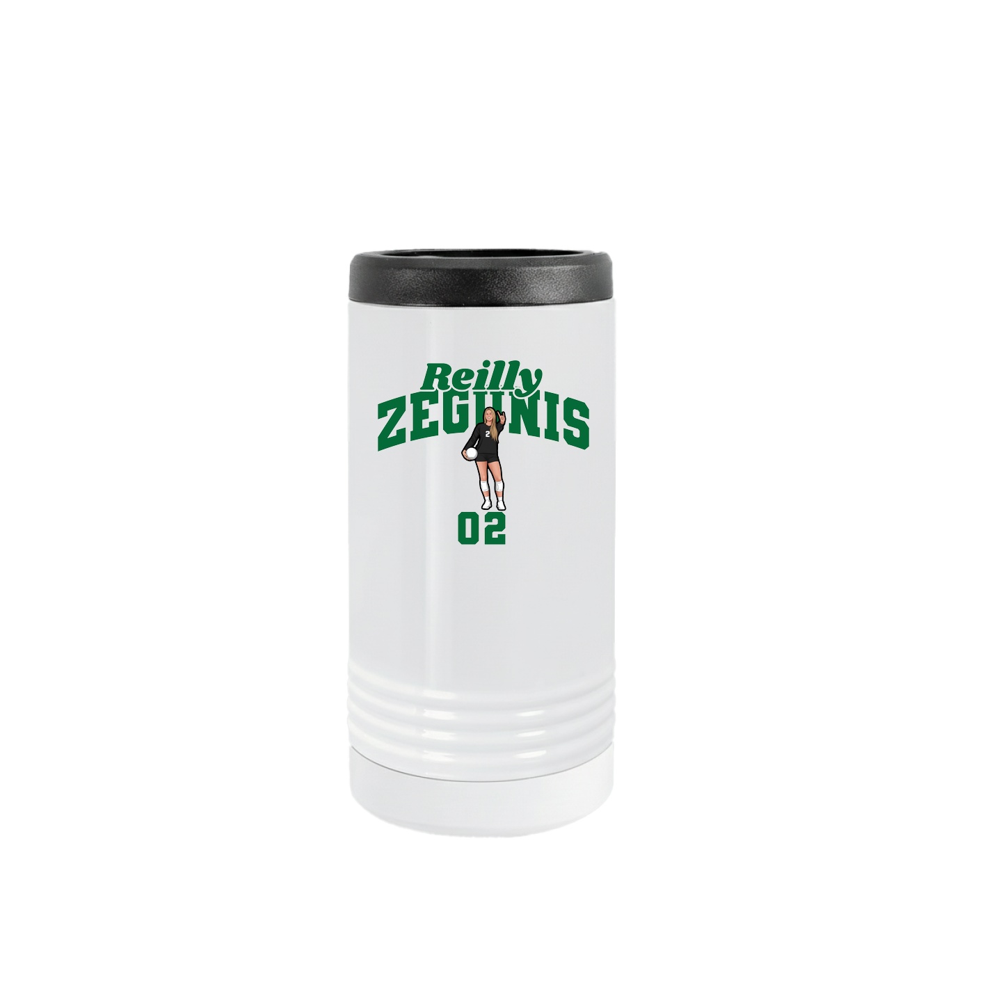 Slim Beverage Holder — Signature Arch in White