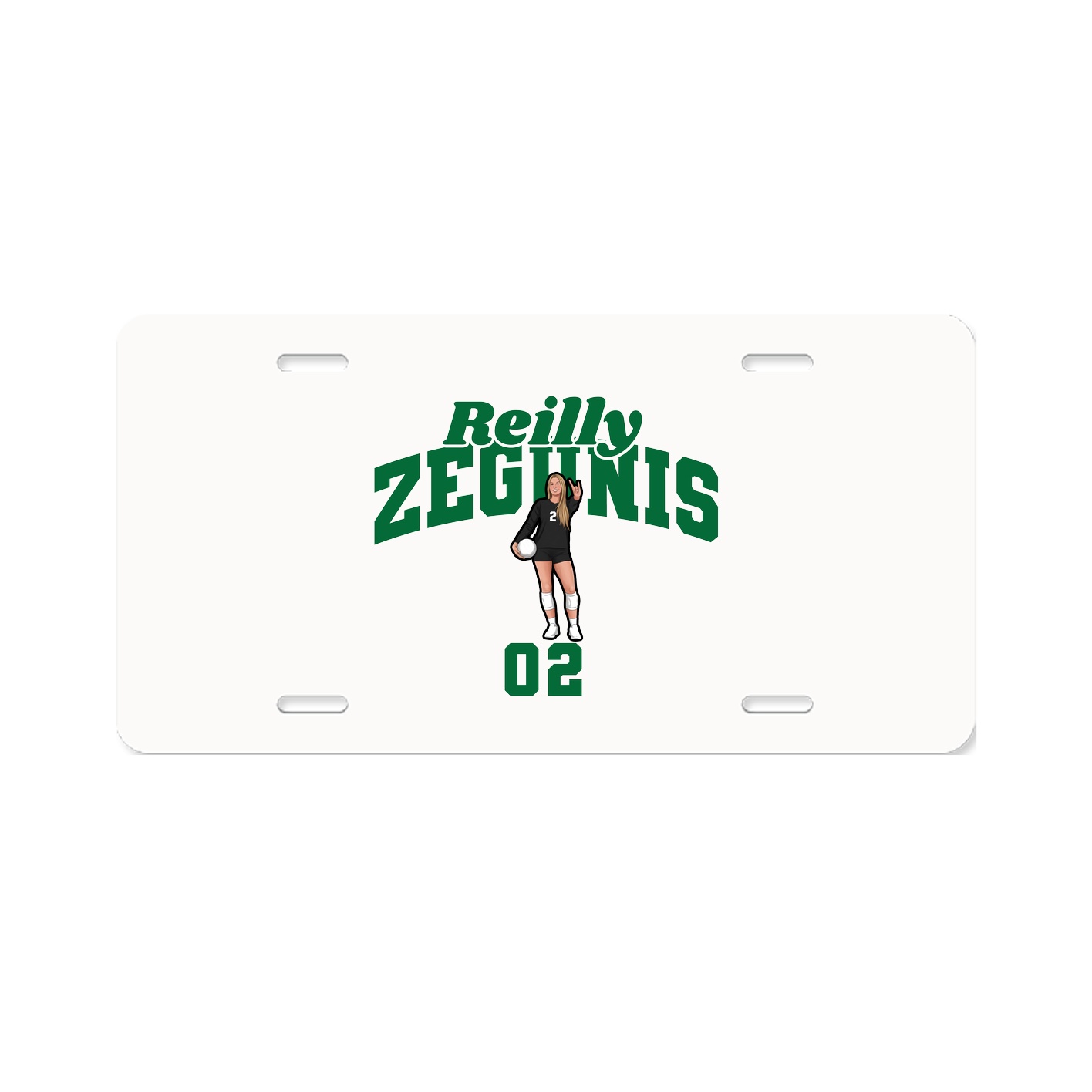 License Plate — Signature Arch in Classic