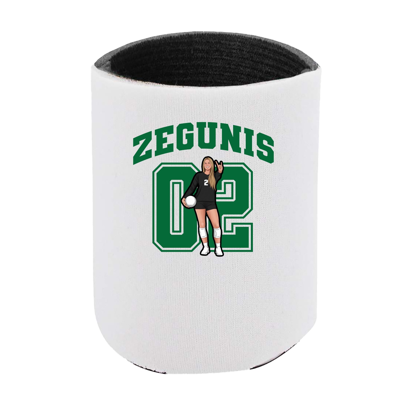 Can Holder — Number in White