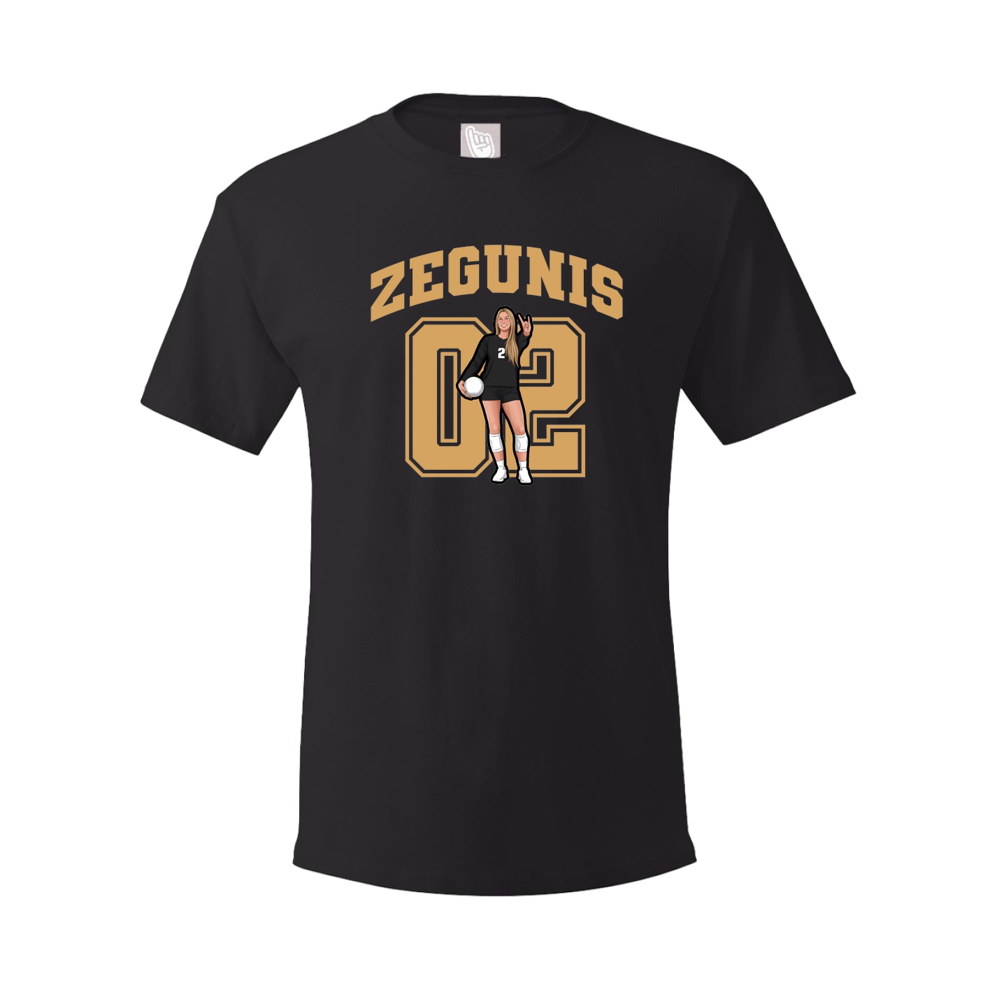 Tee — Number in Black