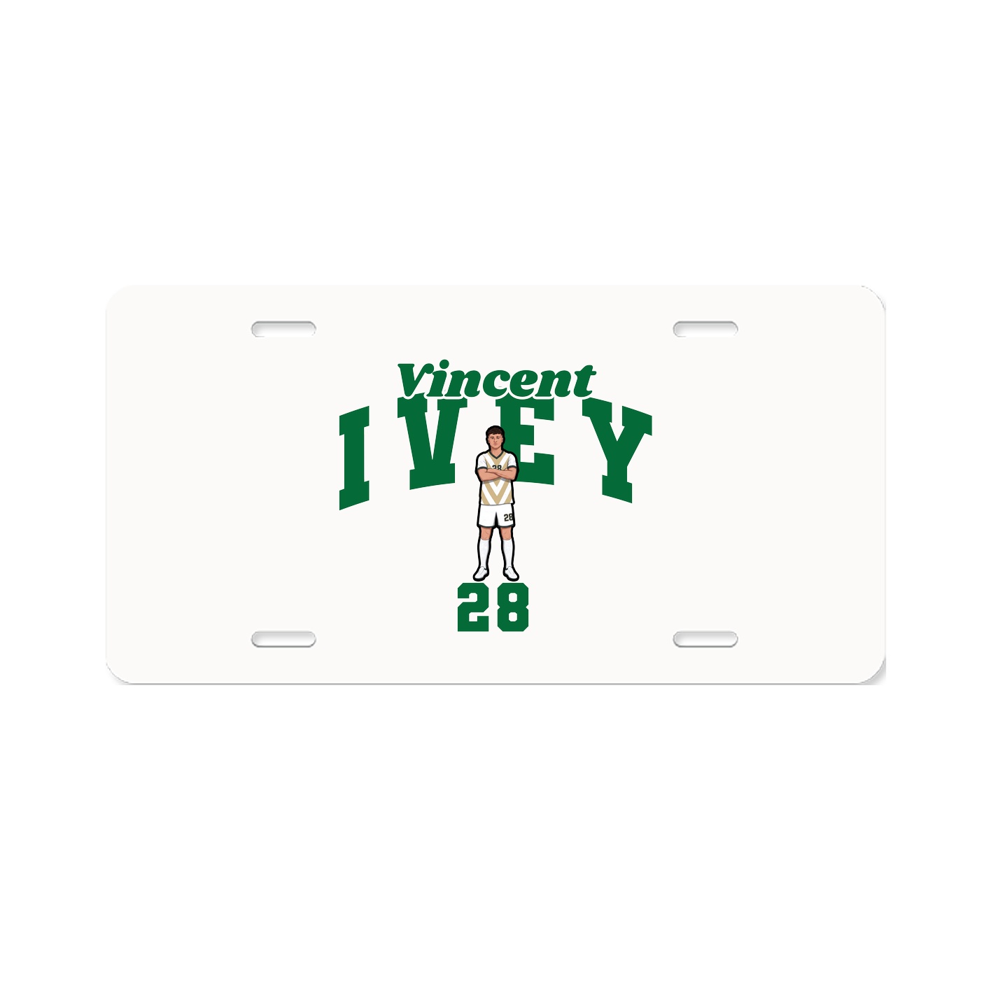 License Plate — Signature Arch in Classic