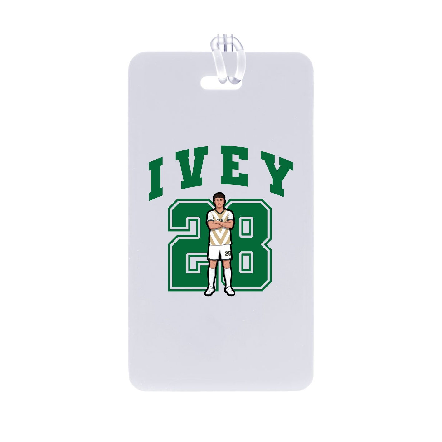 Bag Tag — Number in Classic