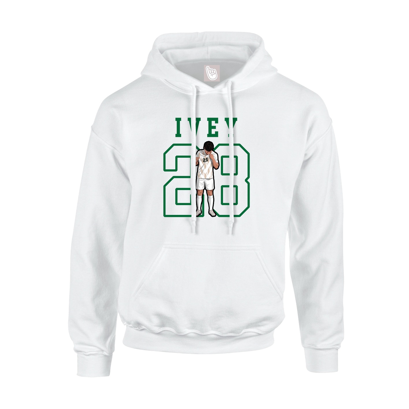 Youth Hoodie — Shirsey in White
