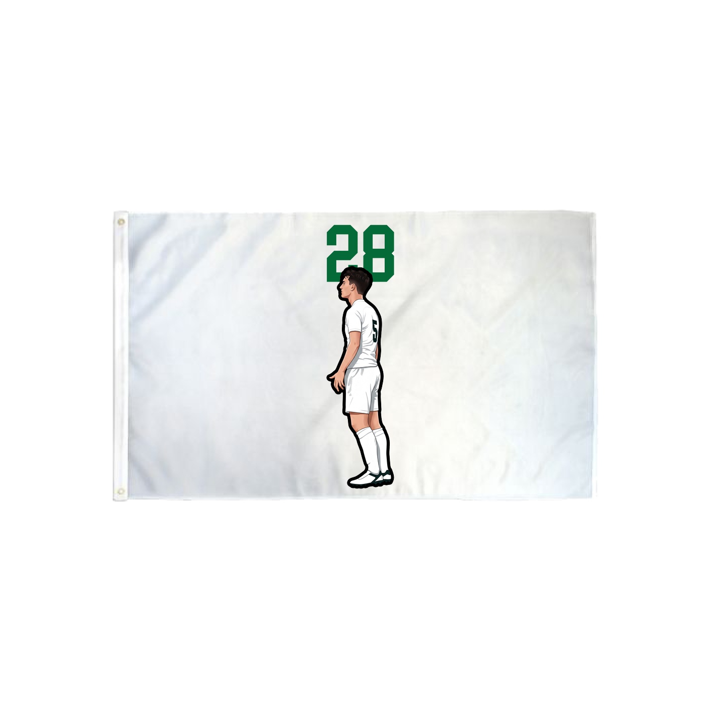 3x5 Flag — Number Top in Classic