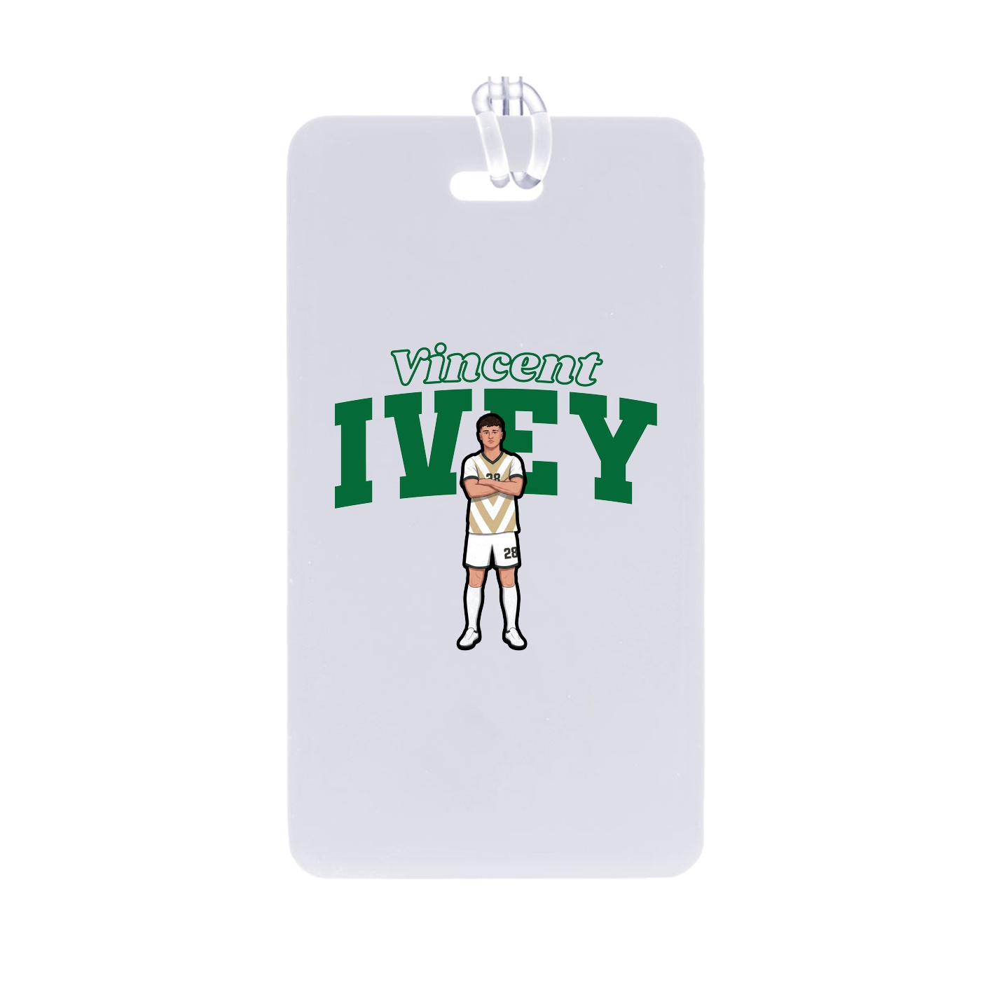 Bag Tag — Name Arch in Classic