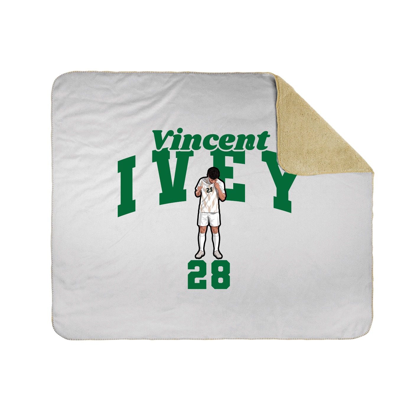 Throw Blanket — Signature Arch in White