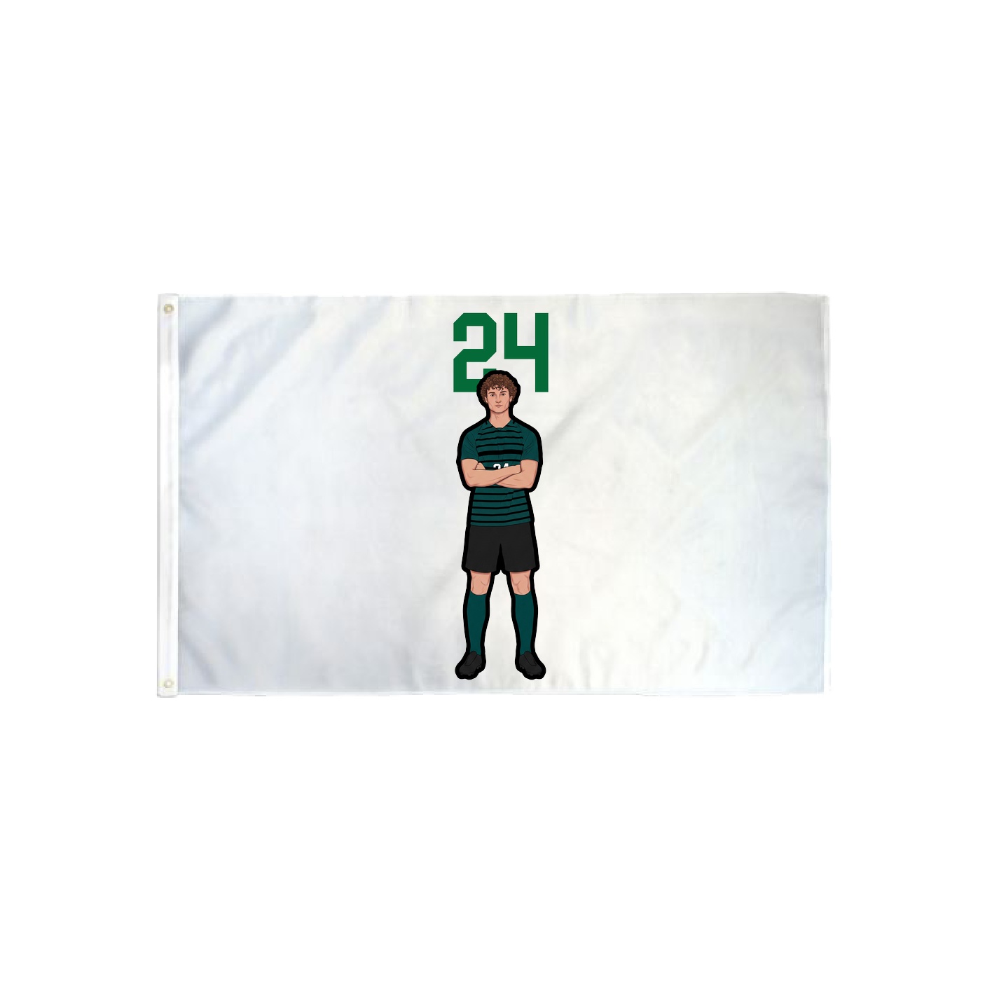3x5 Flag — Number Top in Classic