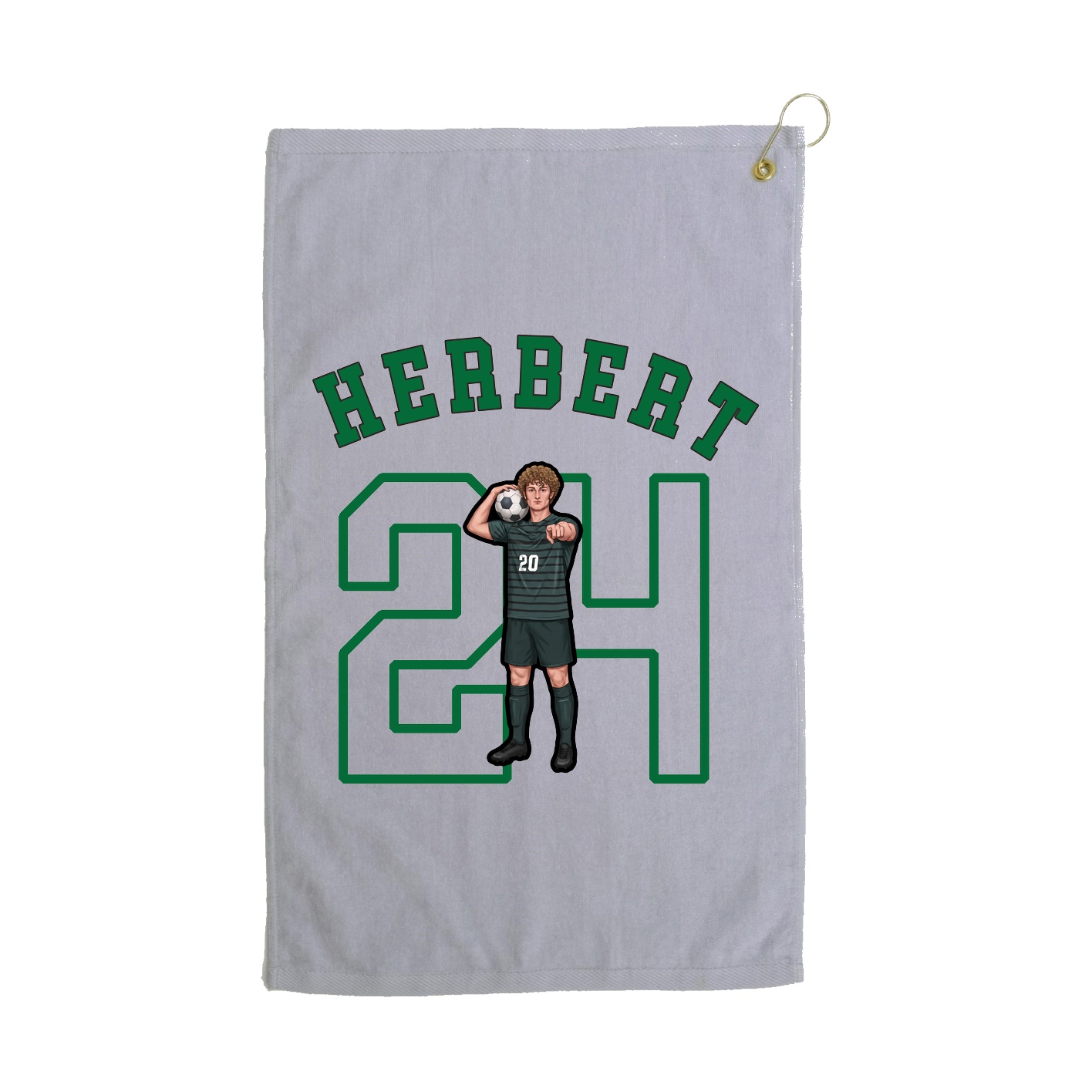 Golf Towel — Shirsey Arch in Grey
