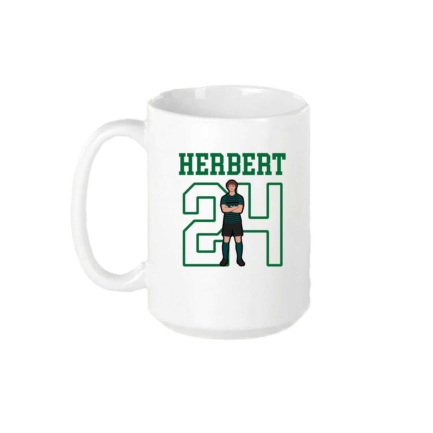 15oz Coffee Mug — Shirsey in White