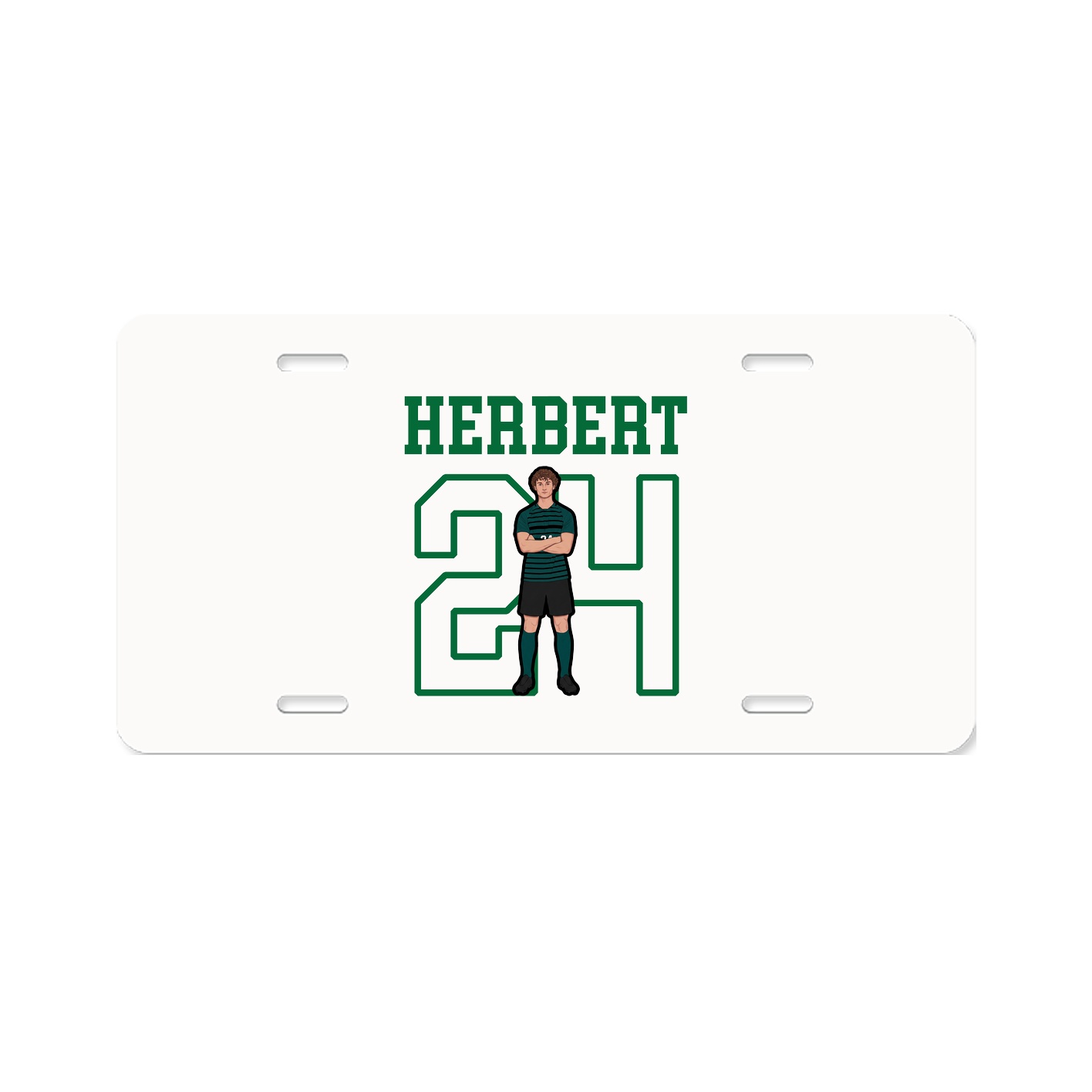 License Plate — Shirsey in Classic