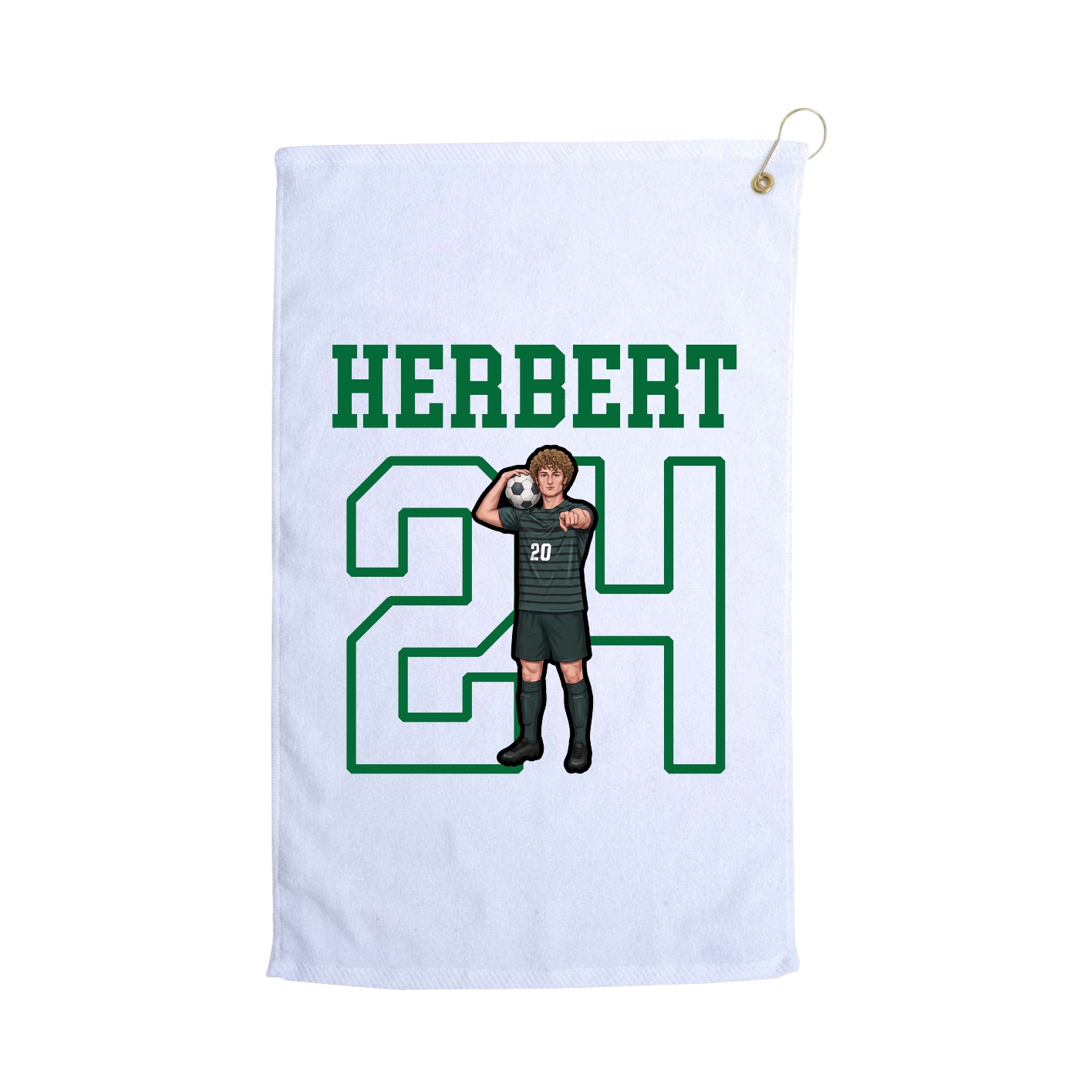 Golf Towel — Shirsey in White