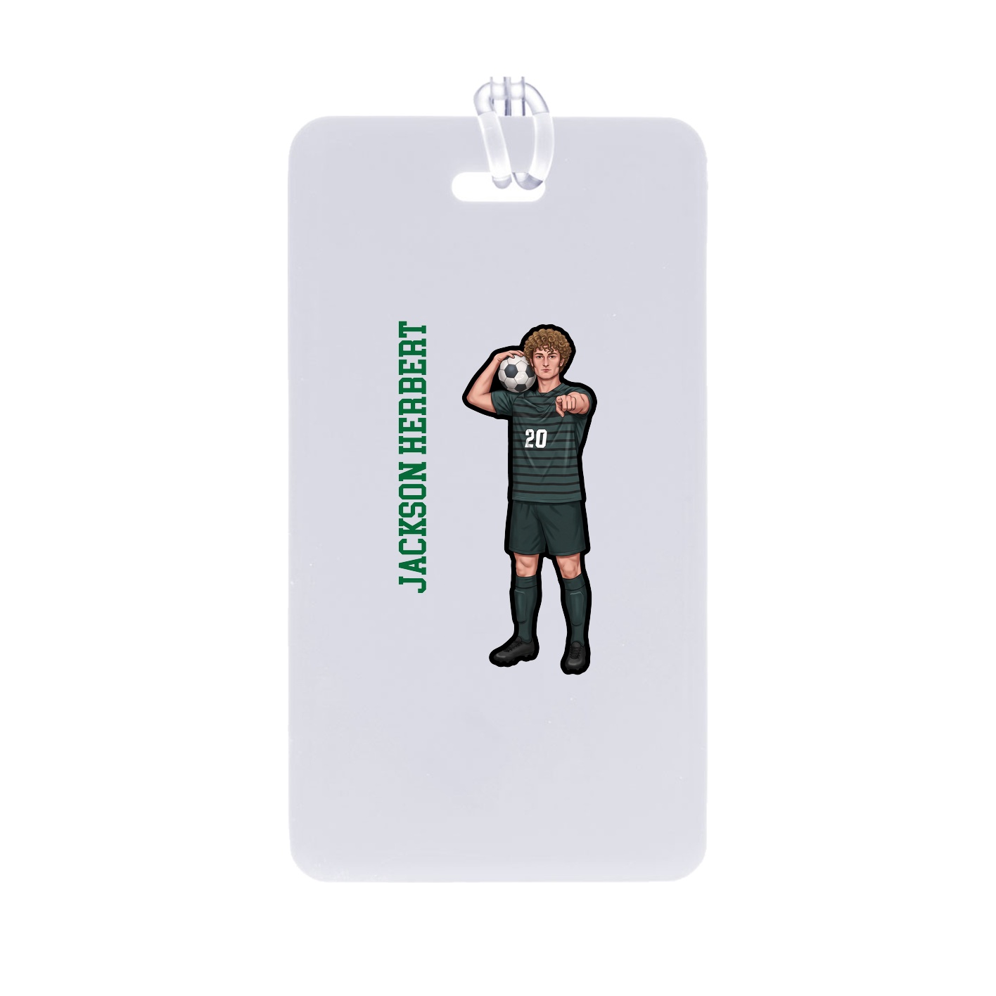 Bag Tag — Name Vertical in Classic