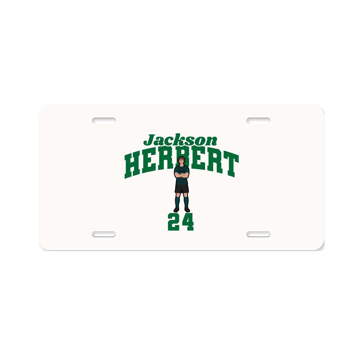 License Plate — Signature Arch in Classic