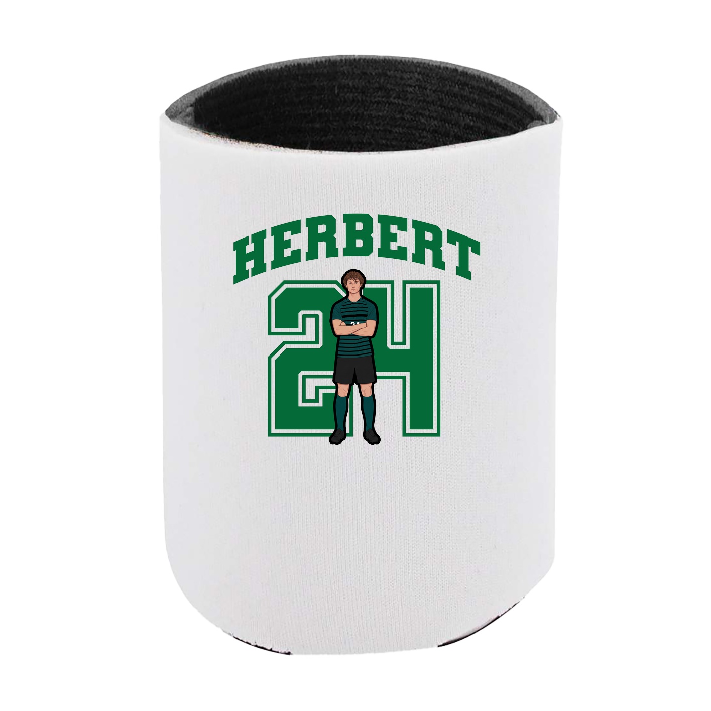 Can Holder — Number in White