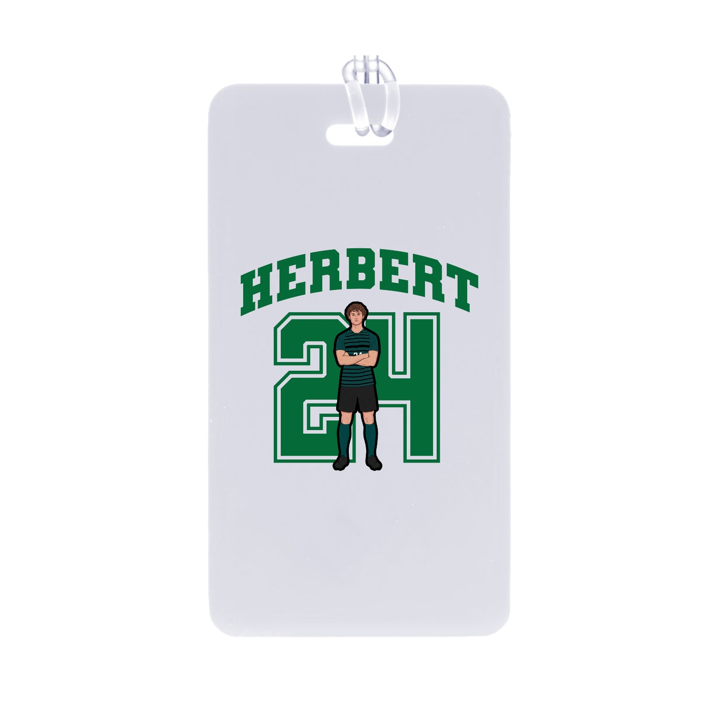 Bag Tag — Number in Classic