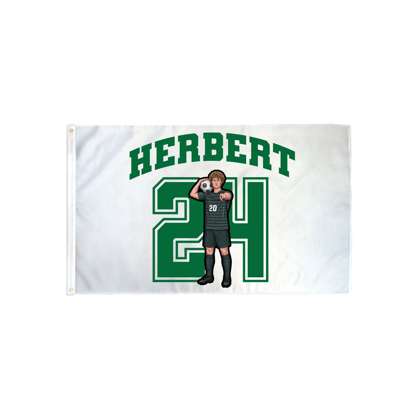 3x5 Flag — Number in Classic