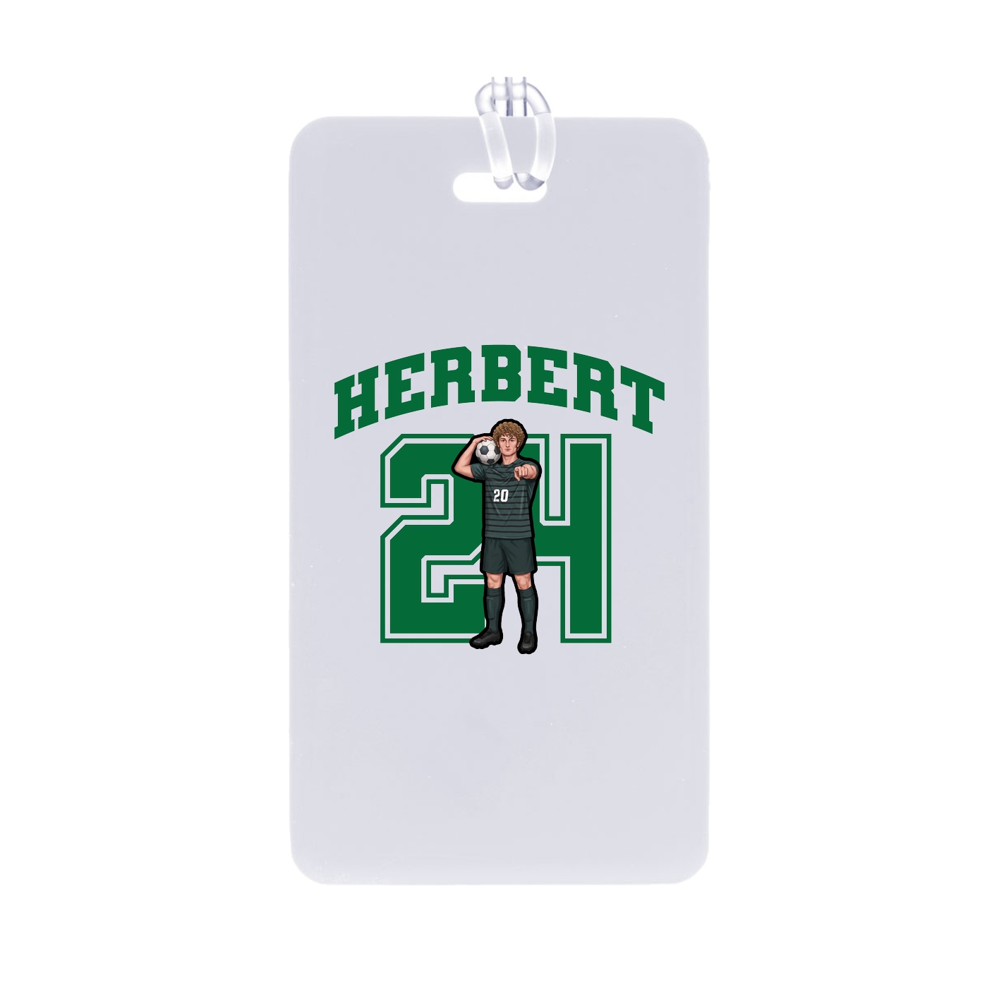 Bag Tag — Number in Classic