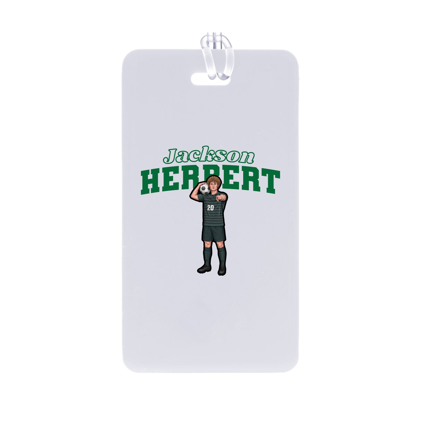 Bag Tag — Name Arch in Classic