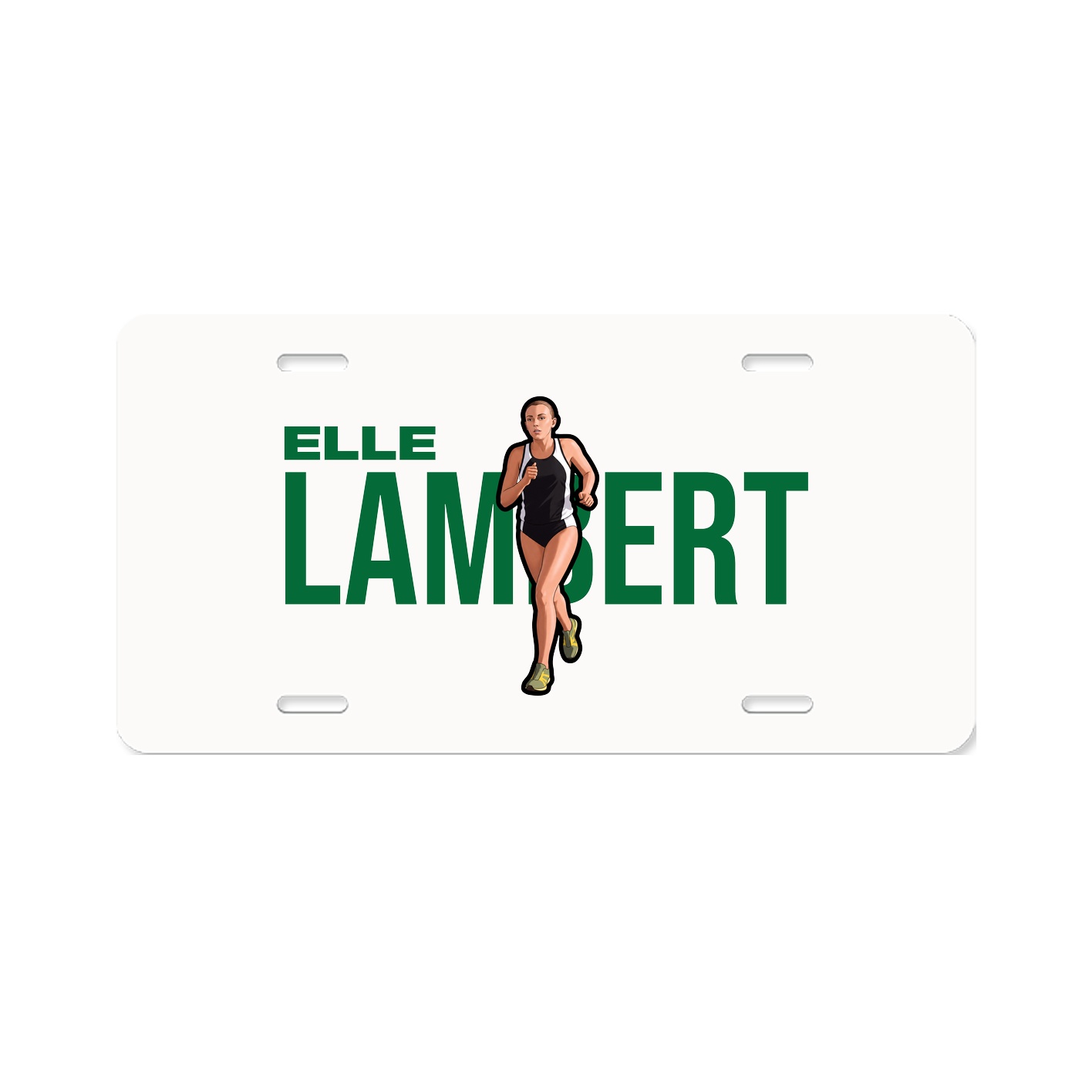 License Plate — Player Name in Classic