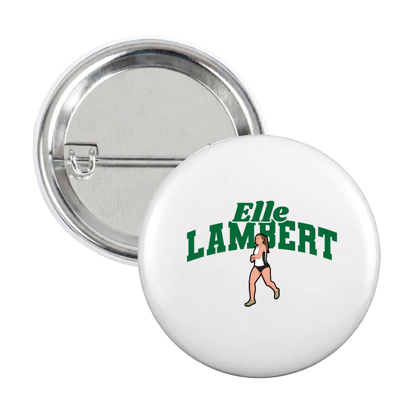 Game Day Button — Signature Arch in White