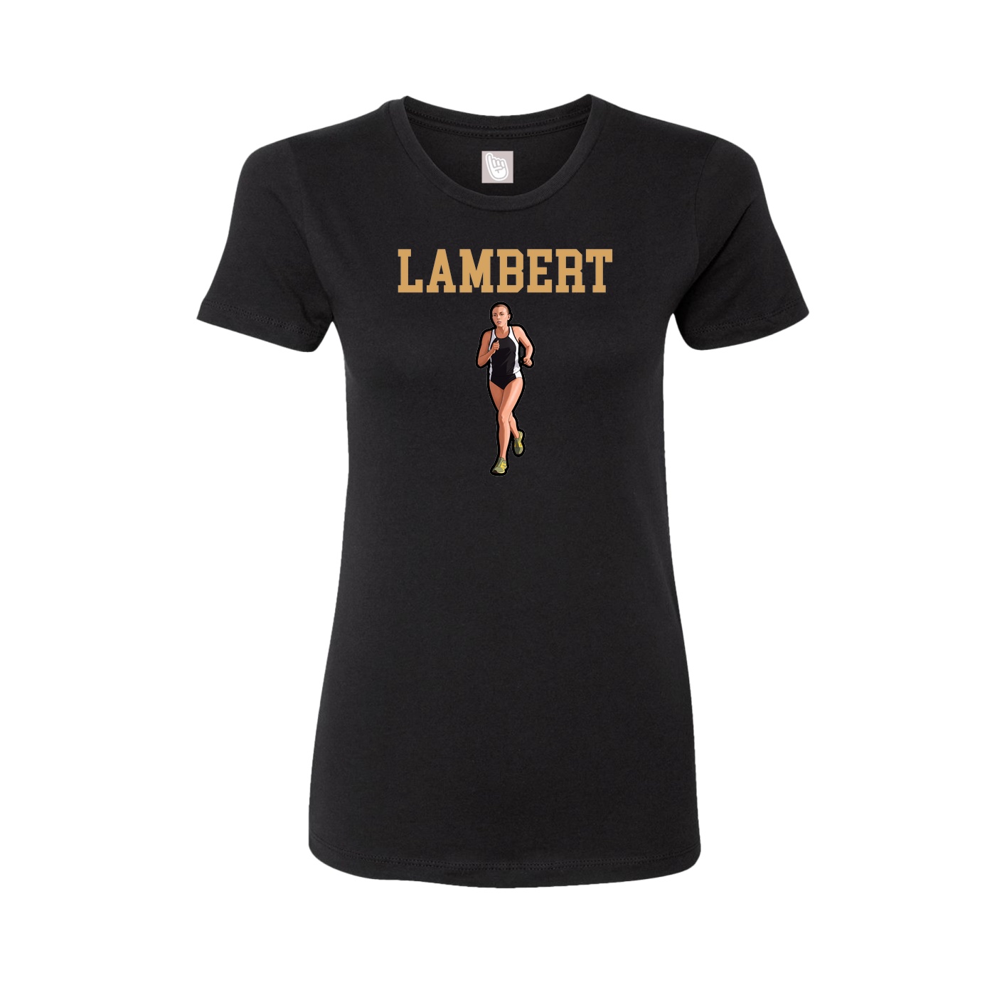 Fitted Women's Tee — Shirsey in Black