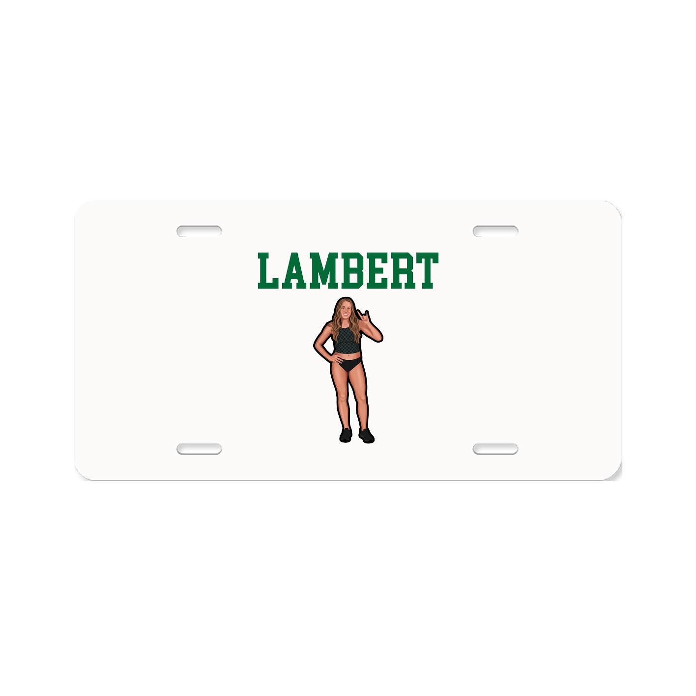 License Plate — Shirsey in Classic