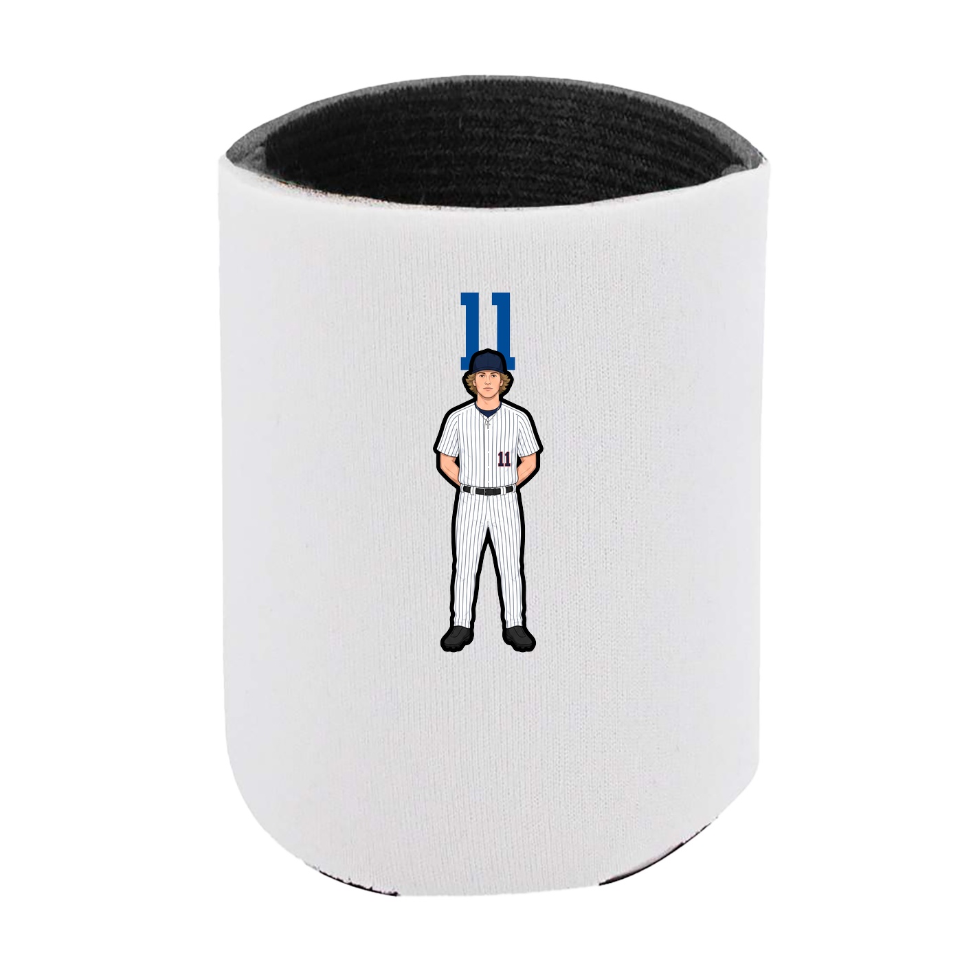 Can Holder — Number Top in White