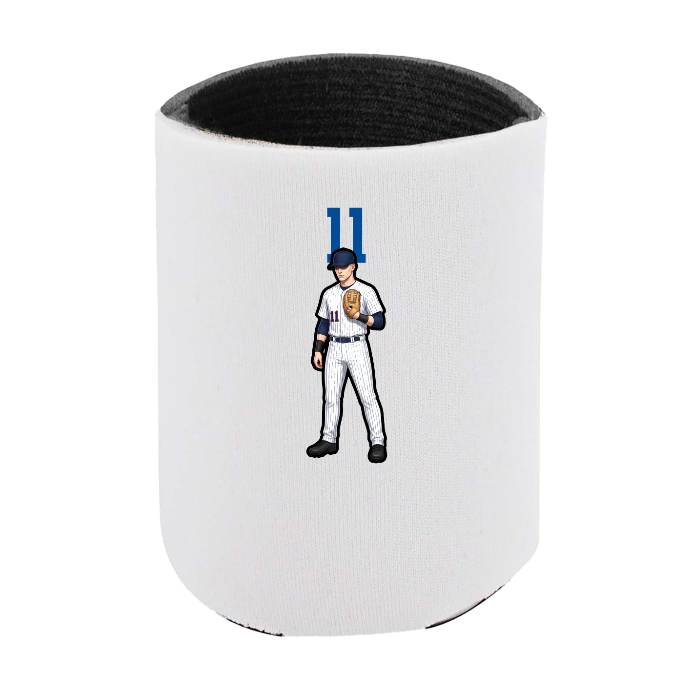 Can Holder — Number Top in White