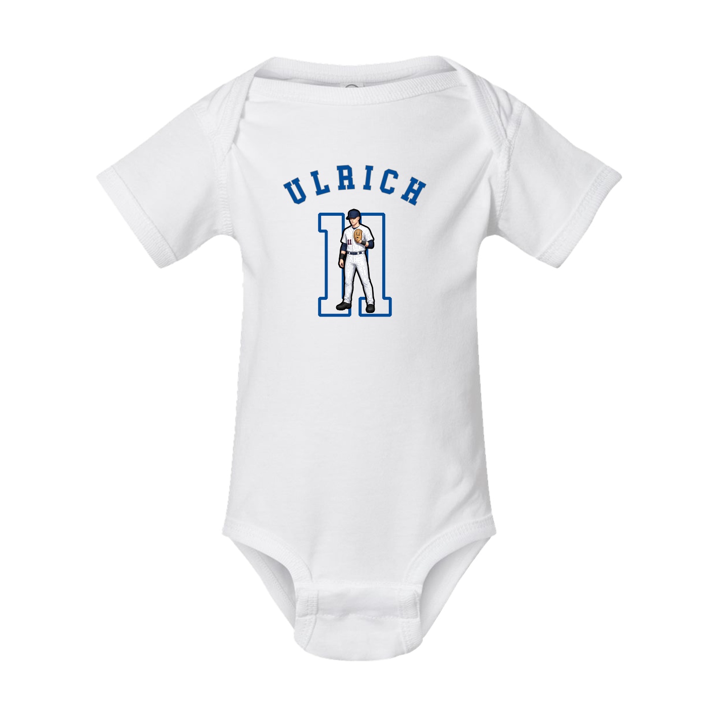 Baby Onesie — Shirsey Arch in White
