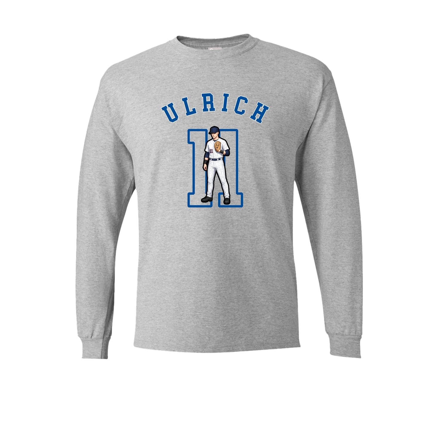 Long Sleeve Tee — Shirsey Arch in Grey