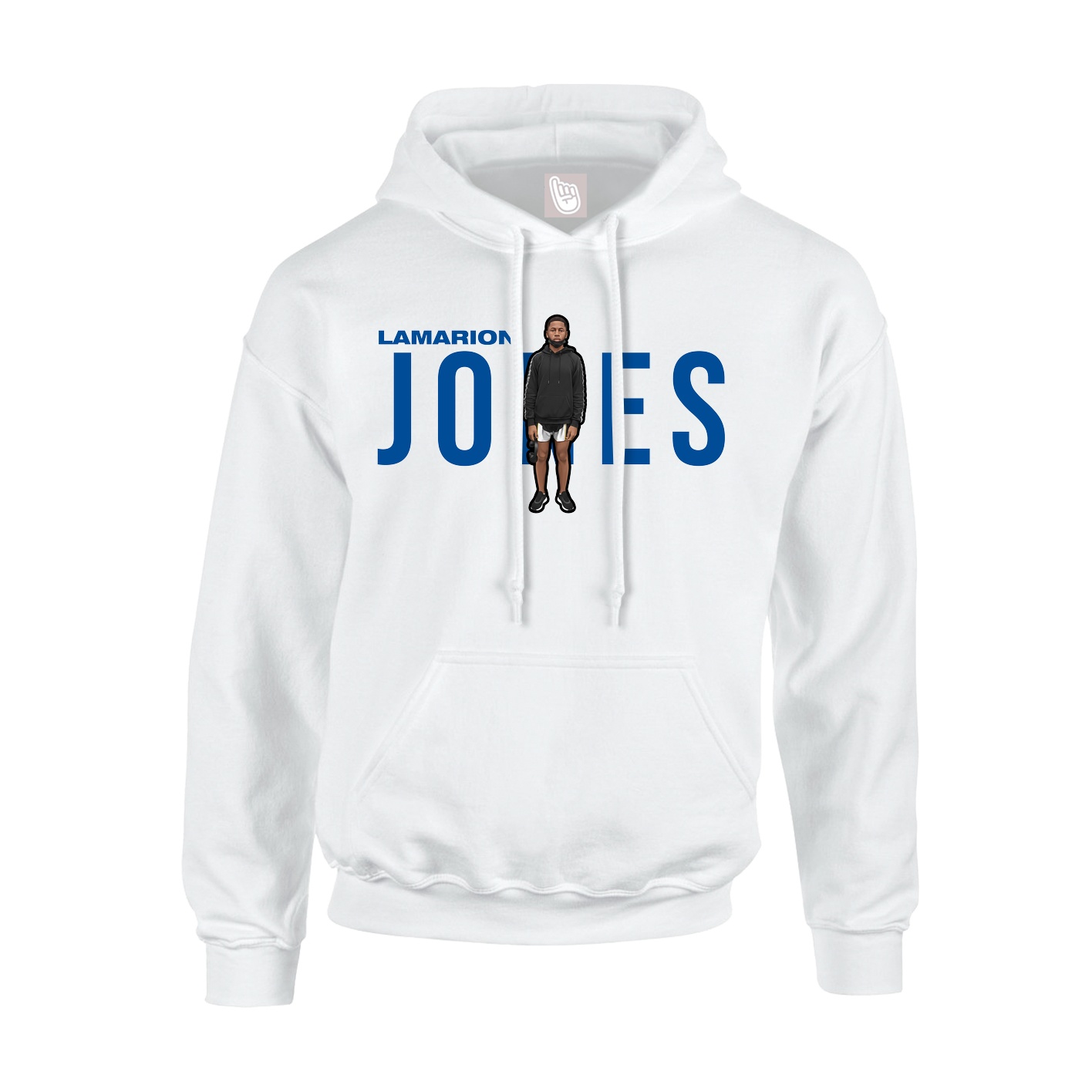 Youth Hoodie — Player Name in White