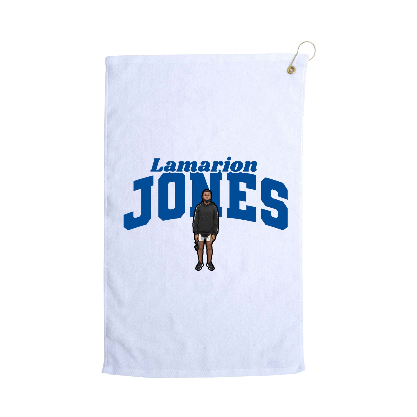 Golf Towel — Signature Arch in White