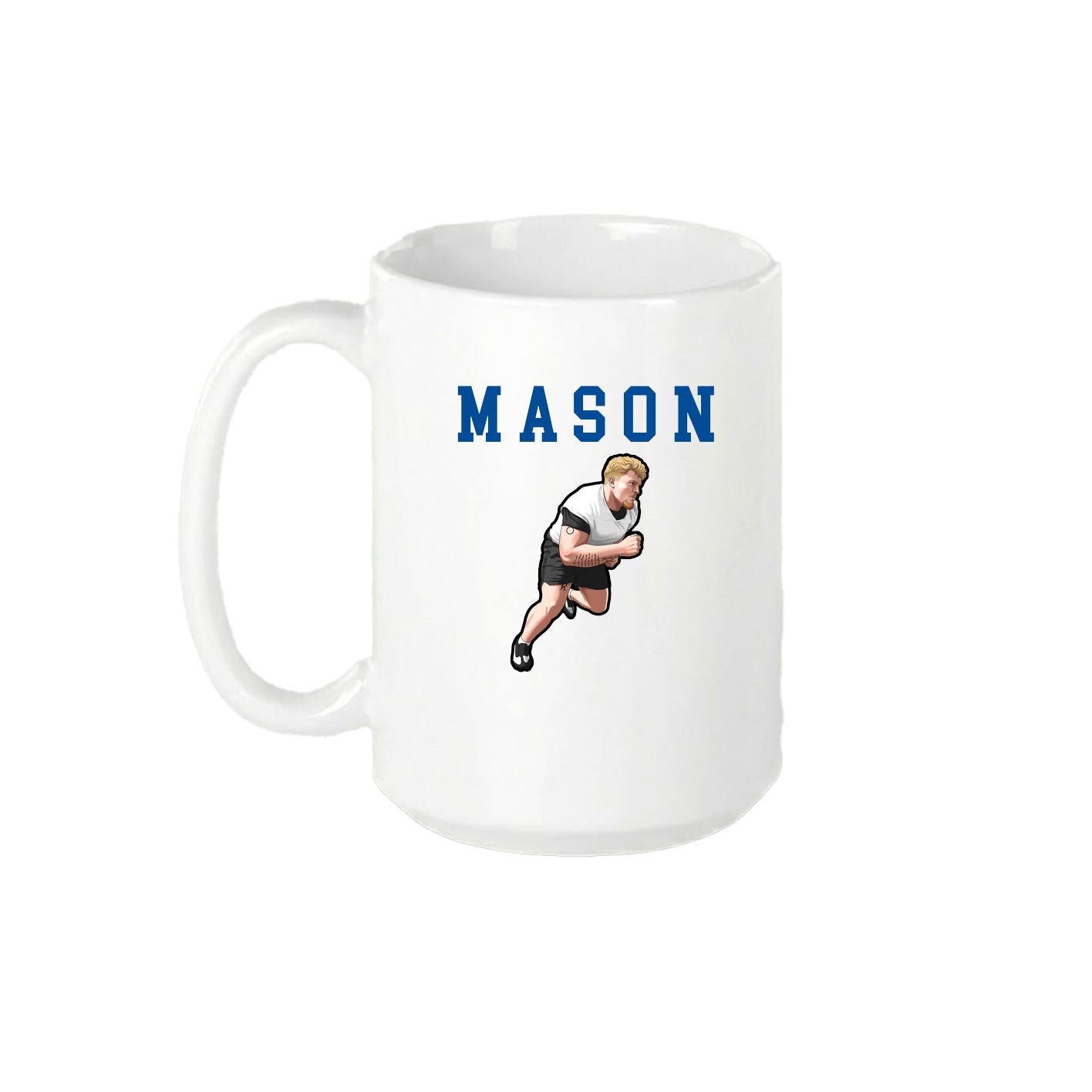 15oz Coffee Mug — Shirsey in White