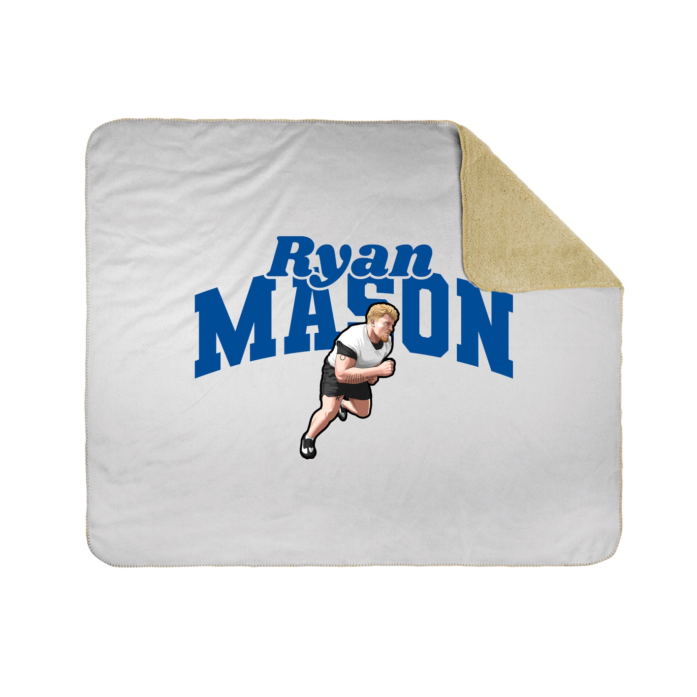 Throw Blanket — Signature Arch in White