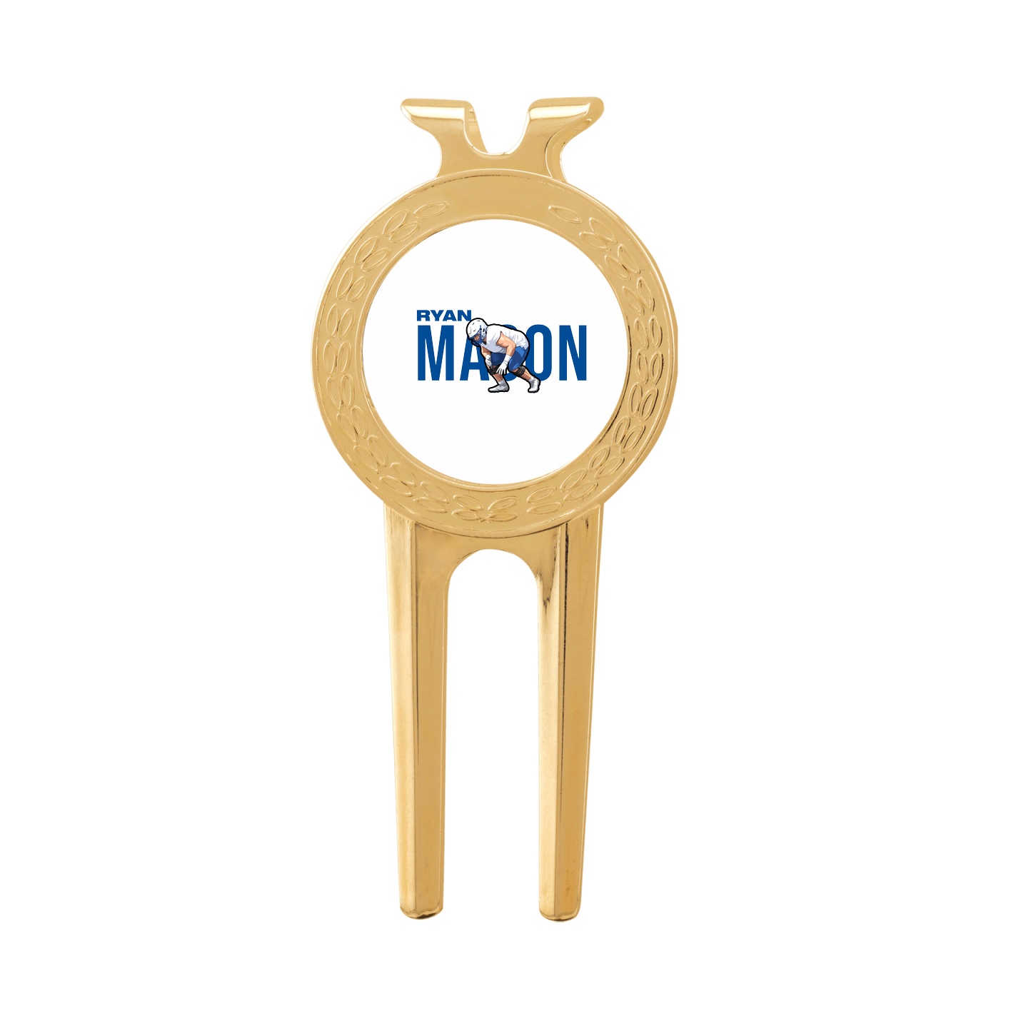 Divot Tool with Ball Marker — Player Name in Classic