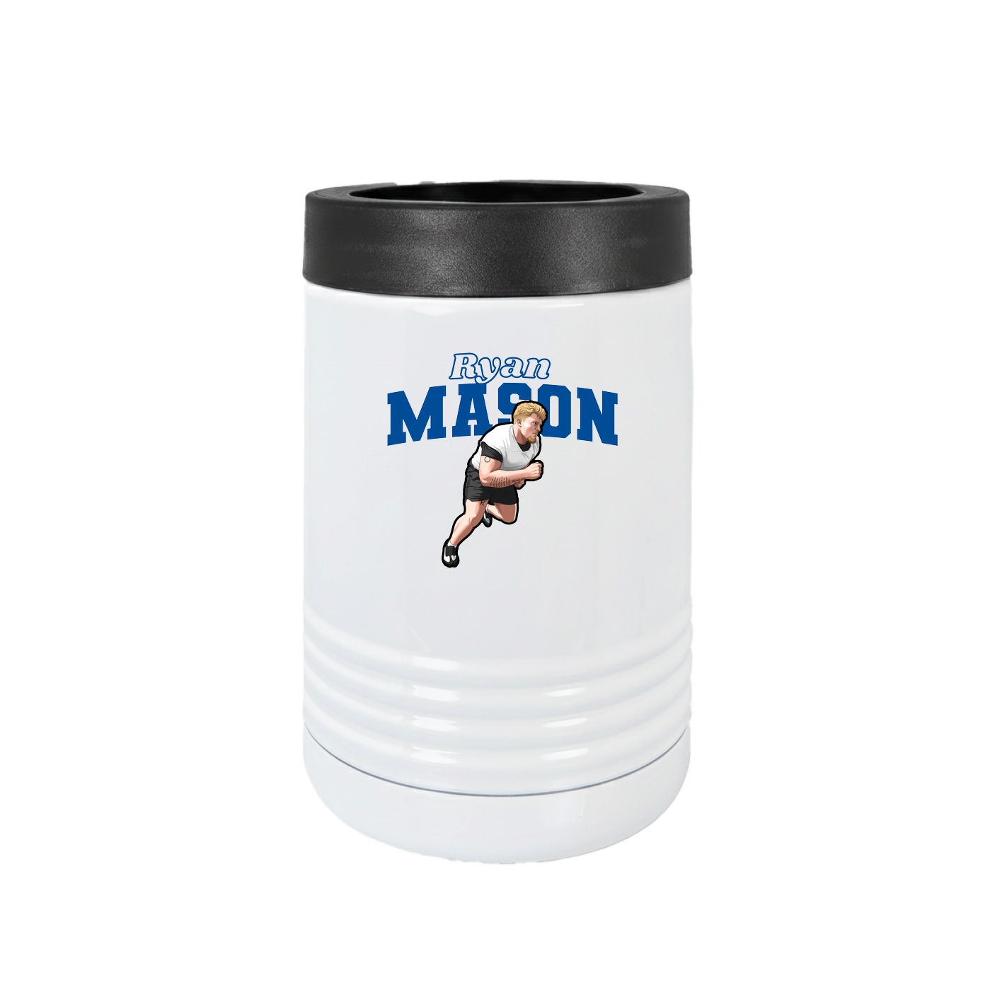 Beverage Holder — Name Arch in White