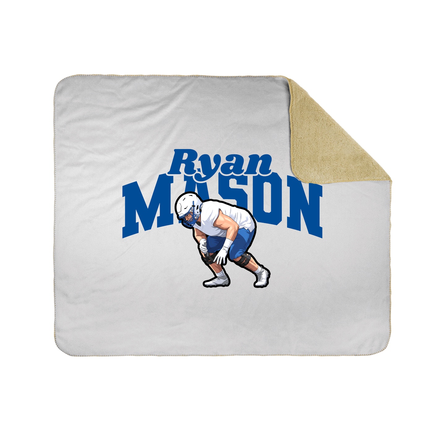 Throw Blanket — Signature Arch in White