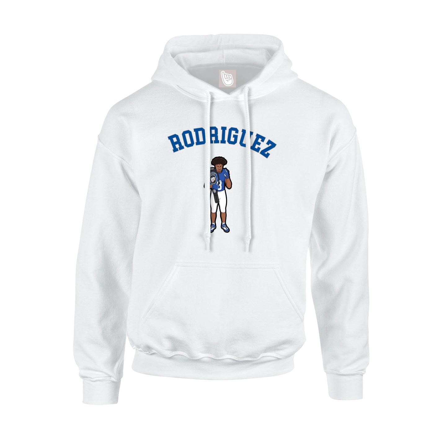 Hoodie — Shirsey Arch in White