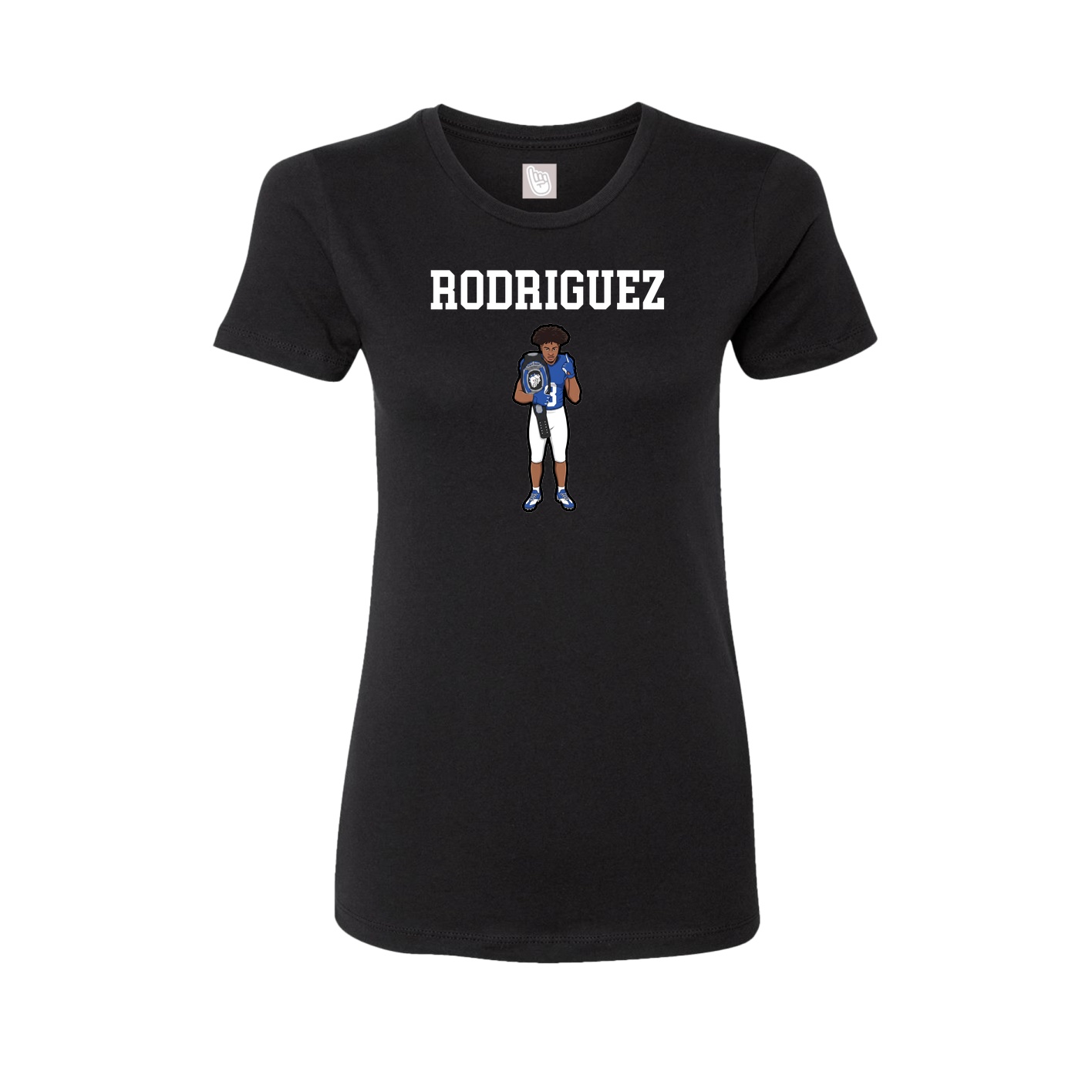 Fitted Women's Tee — Shirsey in Black