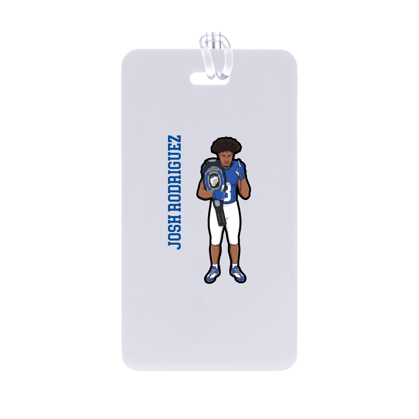 Bag Tag — Name Vertical in Classic