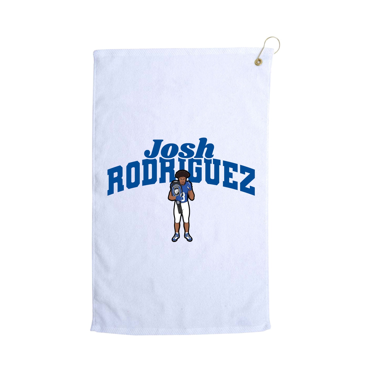 Golf Towel — Signature Arch in White