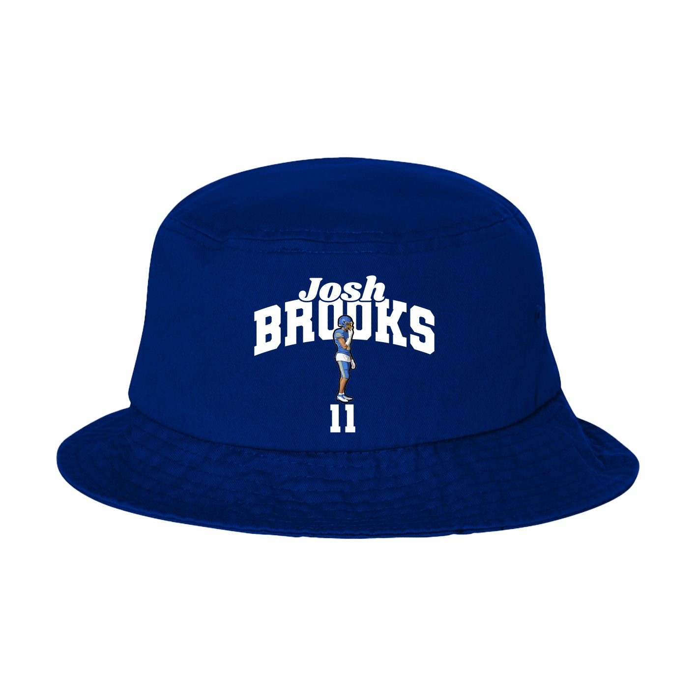 Bucket Cap — Signature Arch in Royal Blue