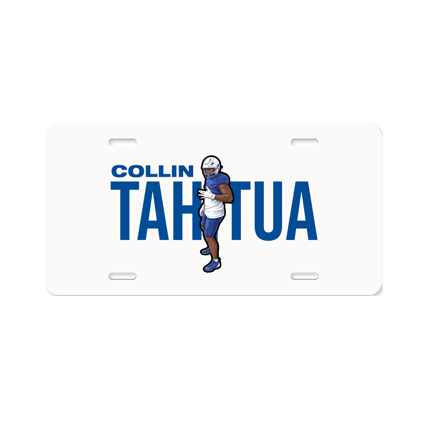 License Plate — Player Name in Classic