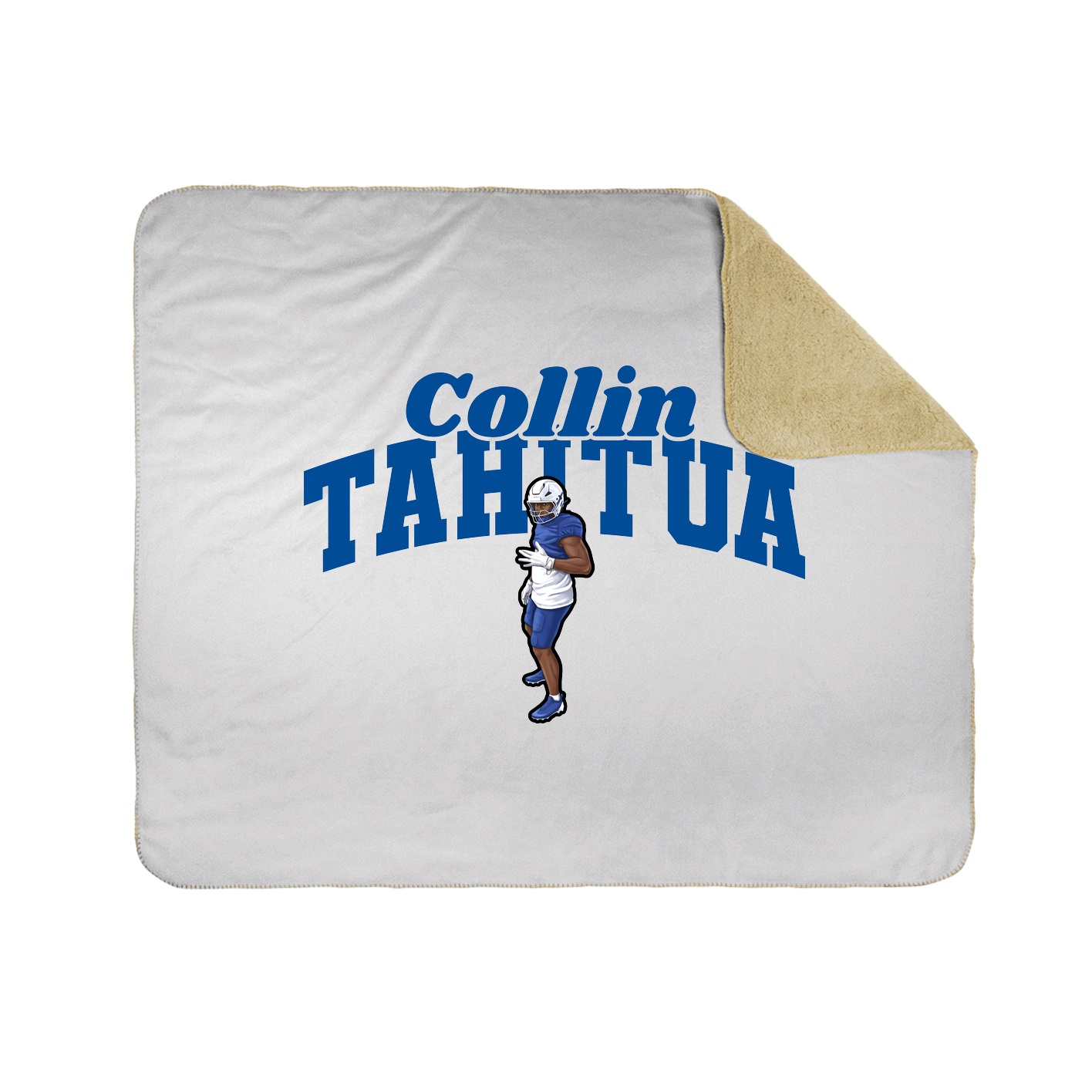 Throw Blanket — Signature Arch in White