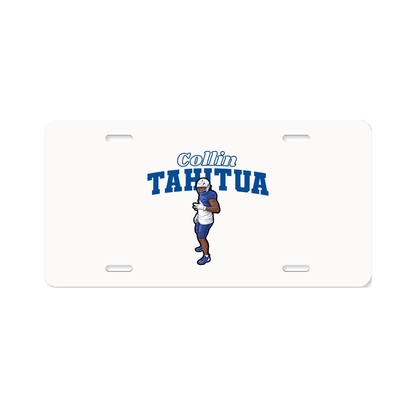 License Plate — Name Arch in Classic