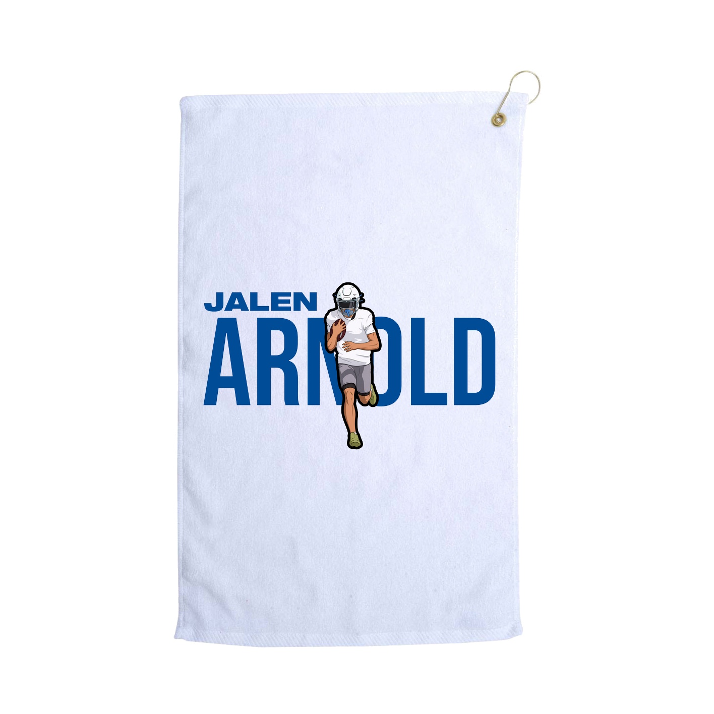 Golf Towel — Player Name in White