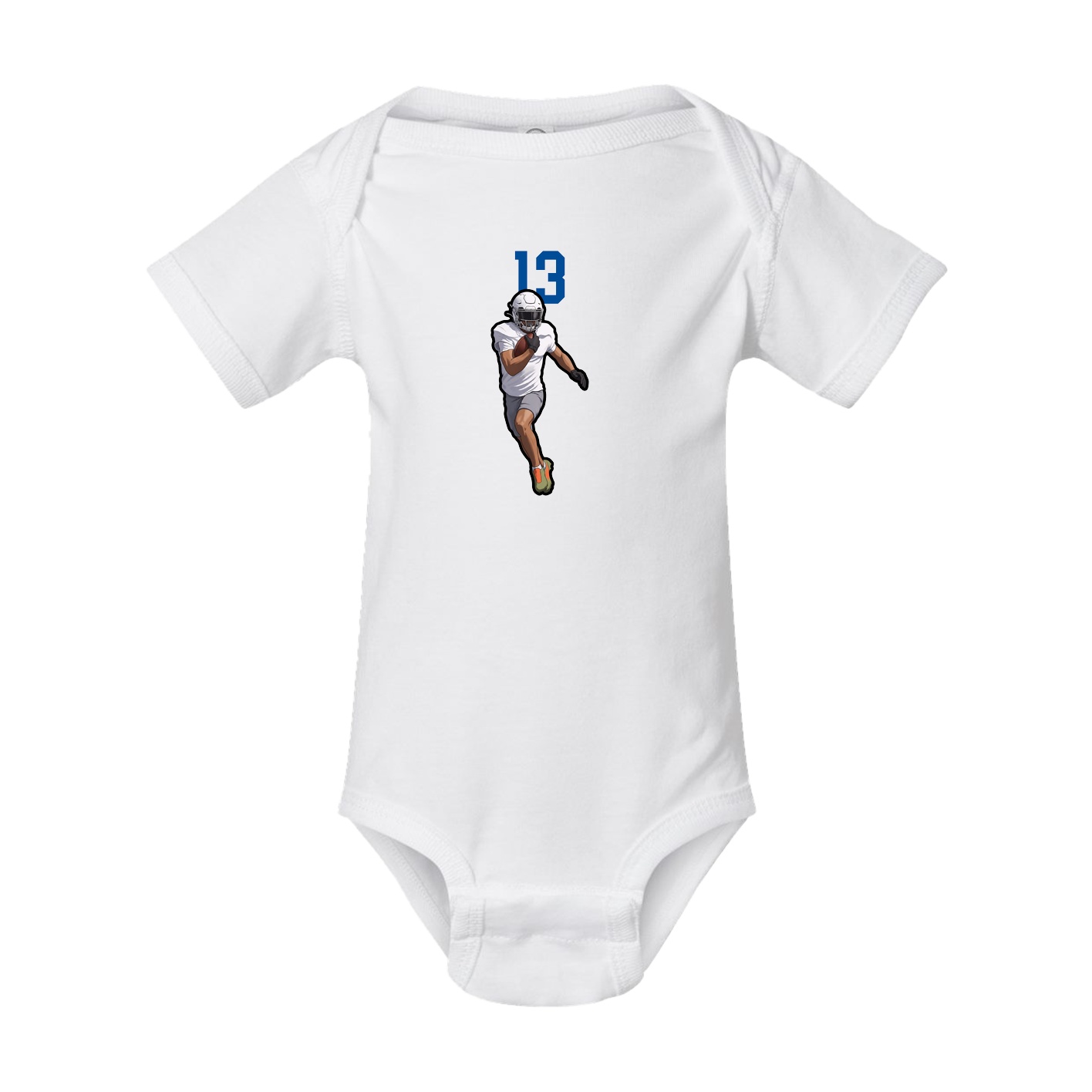 Baby Onesie — Number Top in White
