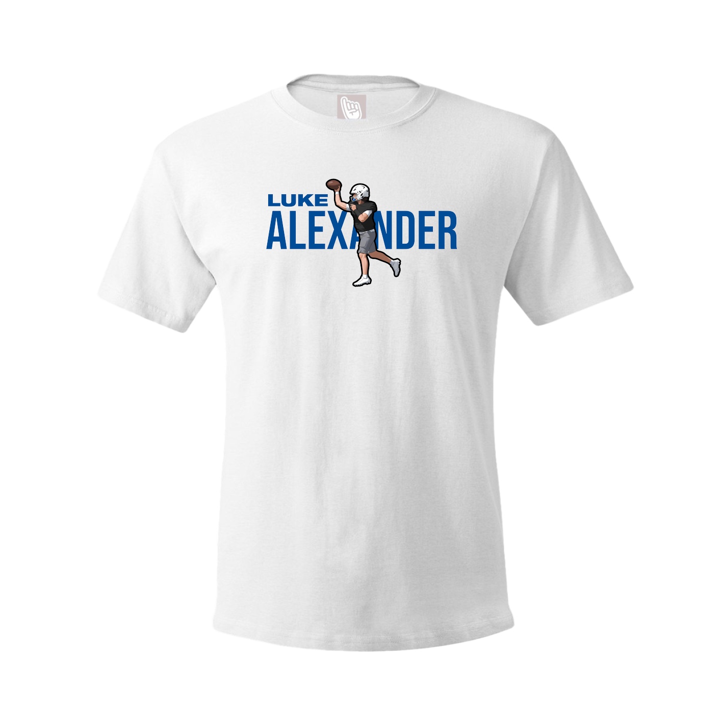 Youth Tee — Player Name in White