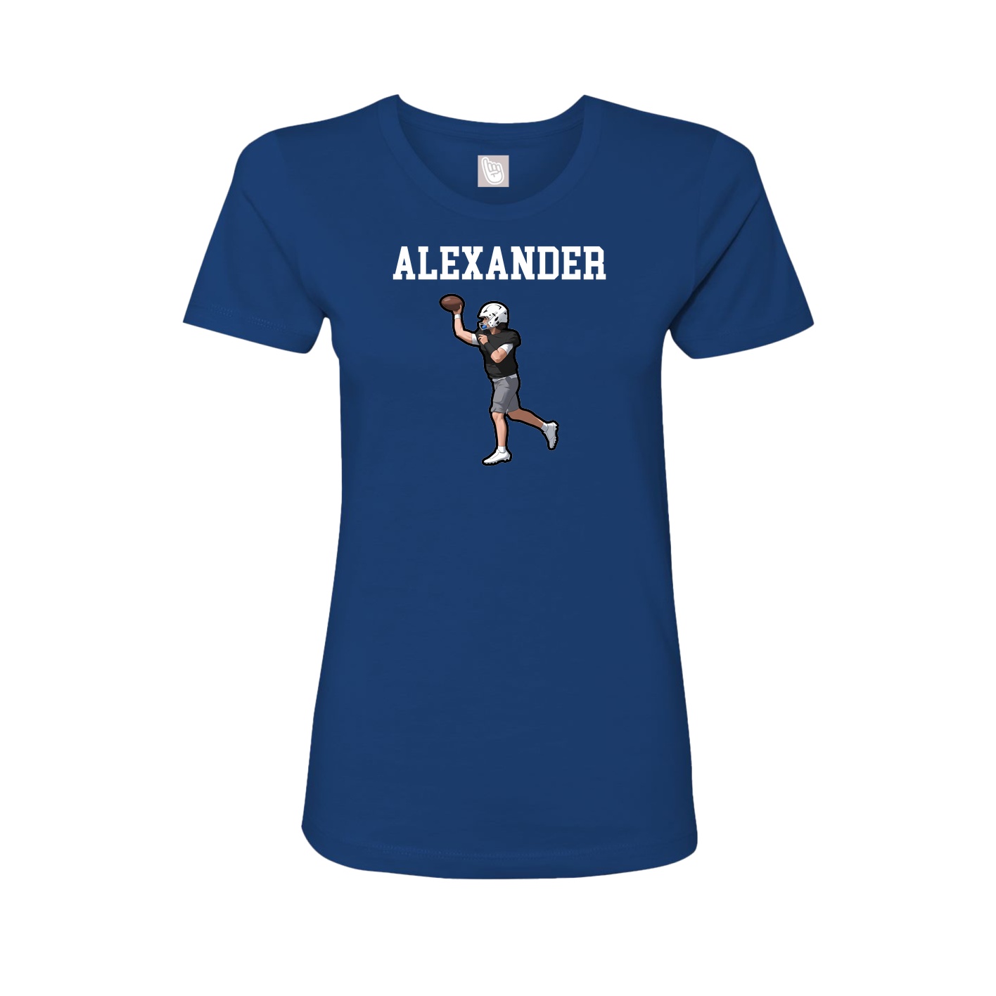 Fitted Women's Tee — Shirsey in Royal