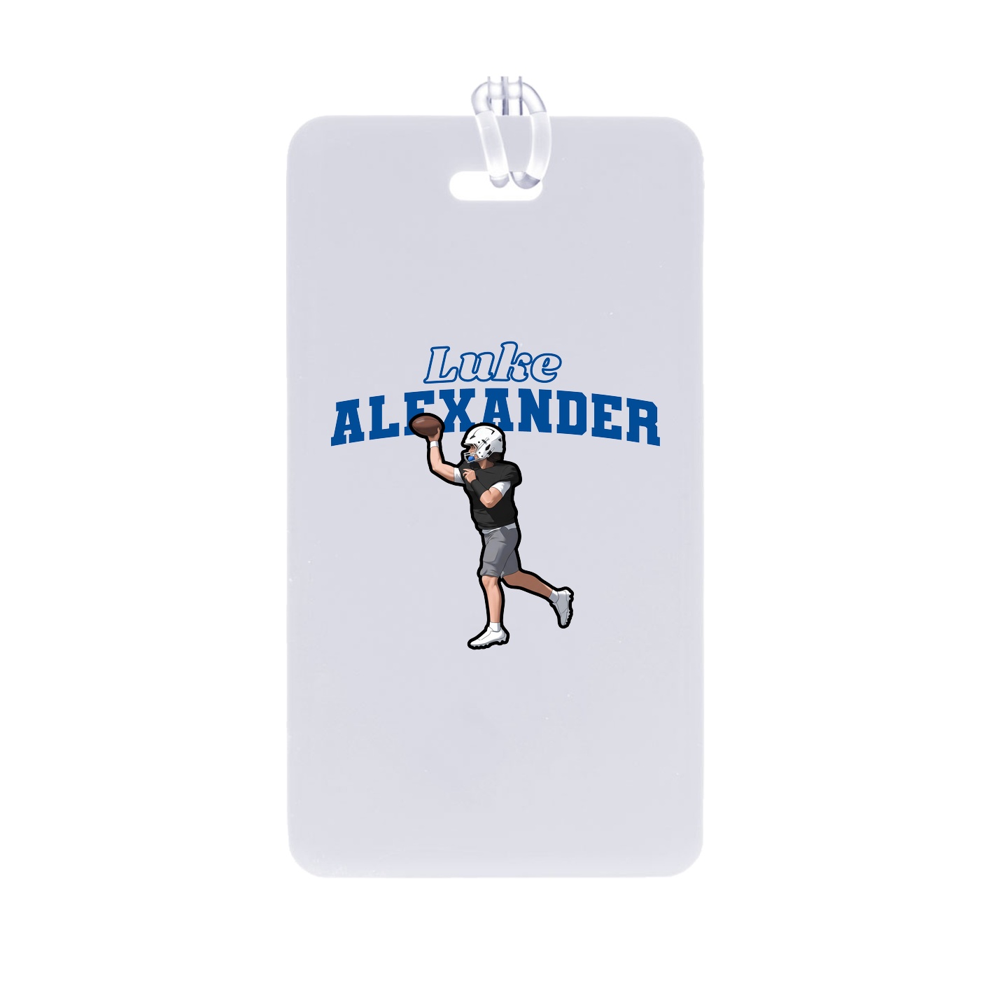 Bag Tag — Name Arch in Classic